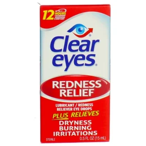 Clear Eyes Redness Relief ögondroppar 15 ml – framsida