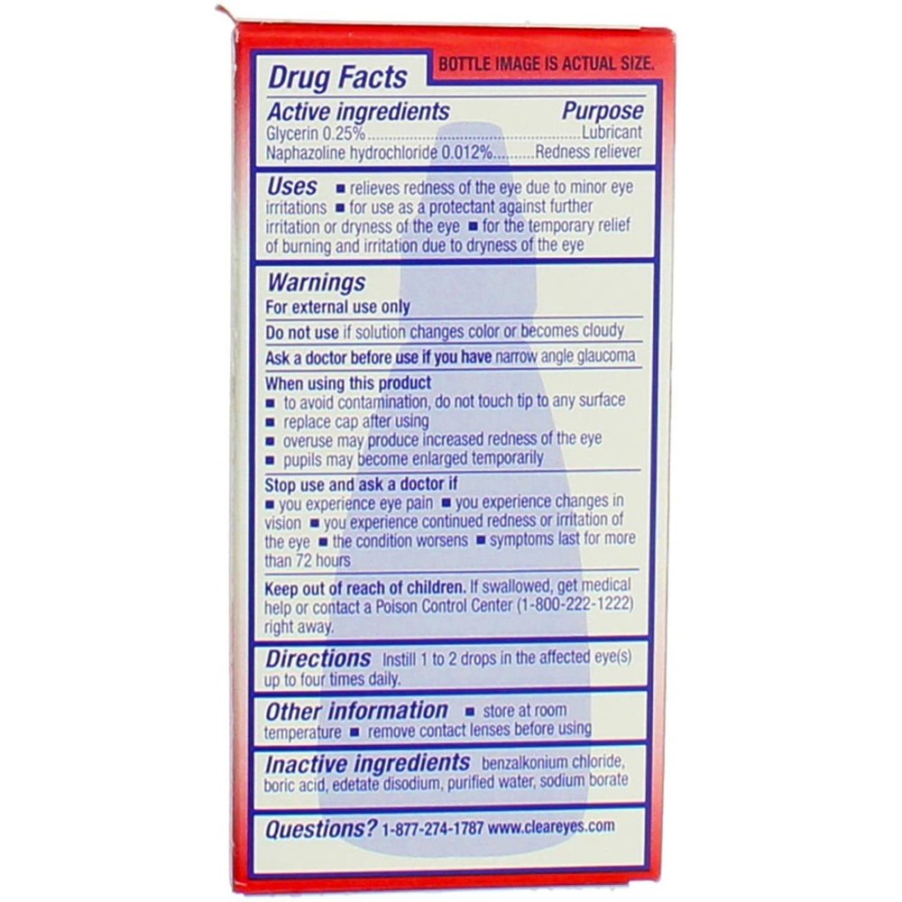Clear Eyes Ögondroppar 15ml 6 Clear Eyes Ögondroppar 15ml - Bild 6